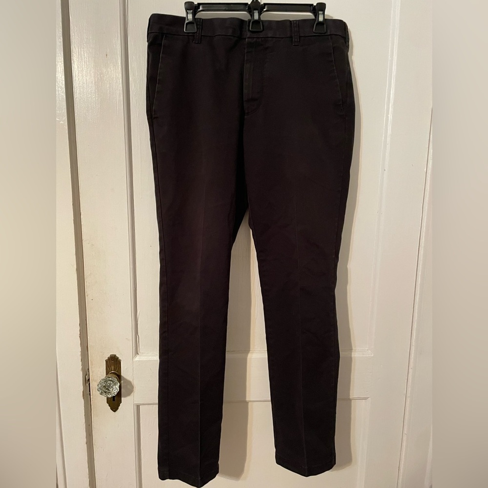 IZOD BLACK Dress pants